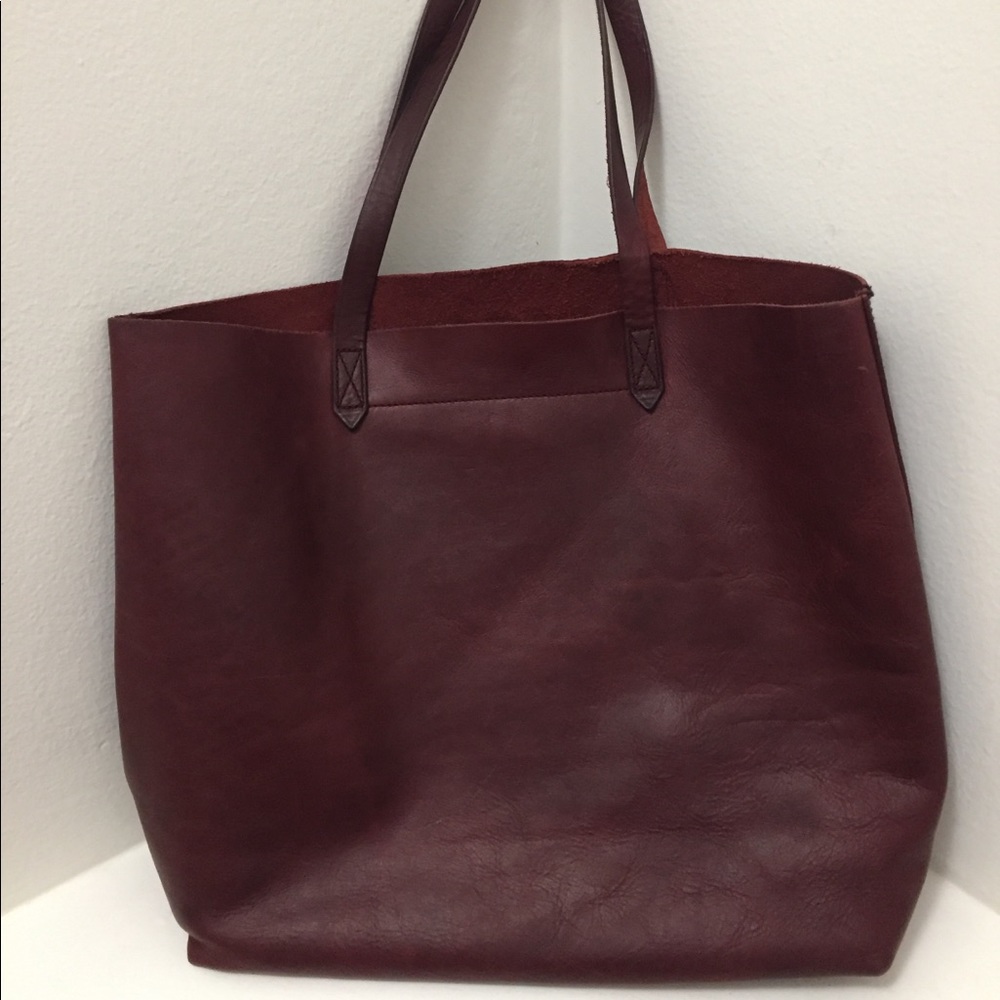 Madewell Transport Tote Burgundy
